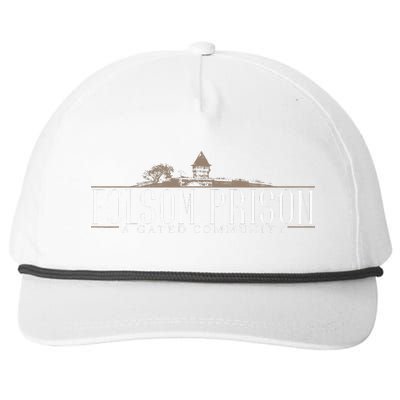 Folsom State Prison Prison State Correctional Warden Snapback Five-Panel Rope Hat