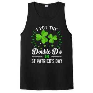 Funny St Patrick I Put Double D's In St Patrick's Day Party PosiCharge Competitor Tank