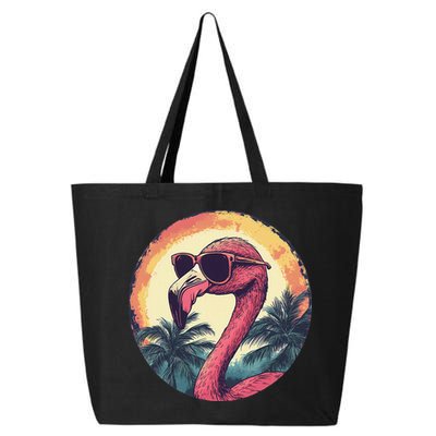 Flamingo Sunglasses Palm Tree Beach Gift 25L Jumbo Tote