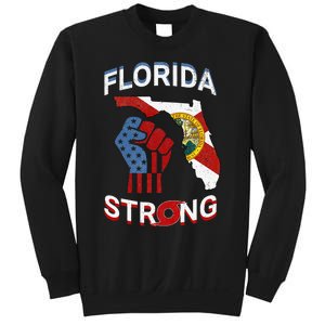 Florida Strong Pride Support Floridians Florida Flag Sweatshirt