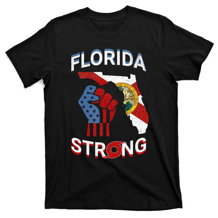 Florida Strong Pride Support Floridians Florida Flag T-Shirt