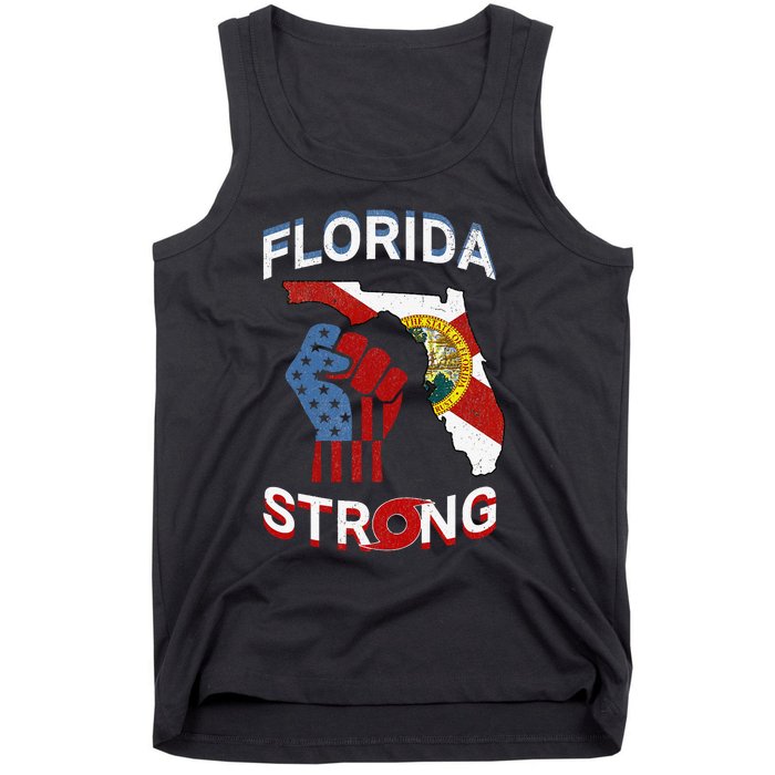 Florida Strong Pride Support Floridians Florida Flag Tank Top