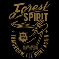 Forest Spirit Professional Hunting Club Tomorrow I'll Hunt Again Impact Tech Backpack