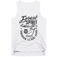 Forest Spirit Professional Hunting Club Tomorrow I'll Hunt Again Tank Top
