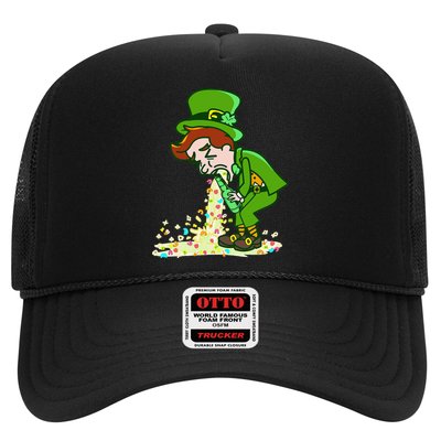Funny St Patricks Day Leprechaun Shamrock Pattys Day Party Trucker Hat