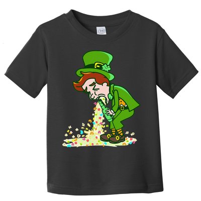 Funny St Patricks Day Leprechaun Shamrock Pattys Day Party Toddler T-Shirt