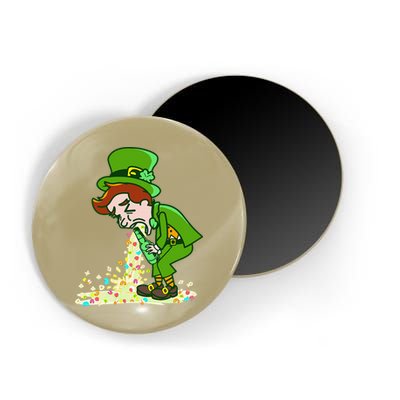 Funny St Patricks Day Leprechaun Shamrock Pattys Day Party Magnet