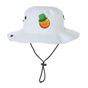 Fun St Patrick's Day Basketball Lucky Leprechaun Clover Hat Gift Legacy Cool Fit Booney Bucket Hat