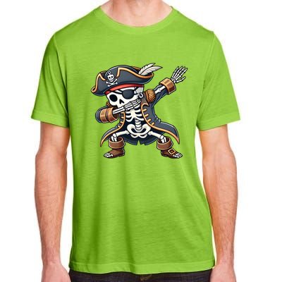 Funny Skeleton Pirate Dabbing Halloween Meaningful Gift Adult ChromaSoft Performance T-Shirt