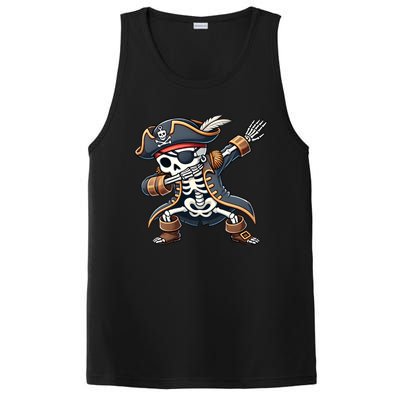 Funny Skeleton Pirate Dabbing Halloween Meaningful Gift PosiCharge Competitor Tank