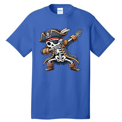 Funny Skeleton Pirate Dabbing Halloween Meaningful Gift Tall T-Shirt