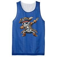 Funny Skeleton Pirate Dabbing Halloween Meaningful Gift Mesh Reversible Basketball Jersey Tank