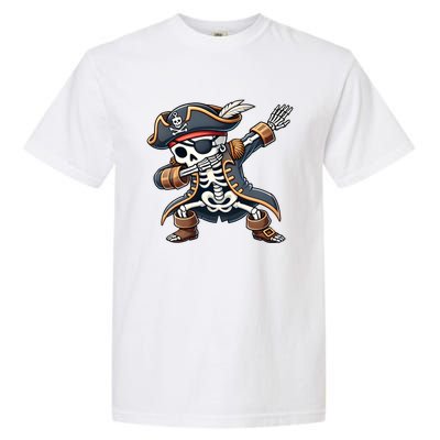 Funny Skeleton Pirate Dabbing Halloween Meaningful Gift Garment-Dyed Heavyweight T-Shirt