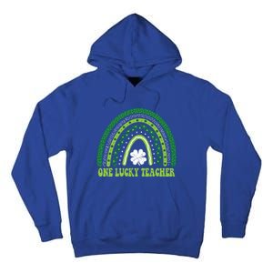 Funny St Patricks Day Cute Gift For Teacher One Lucky Teacher Gift Tall Hoodie