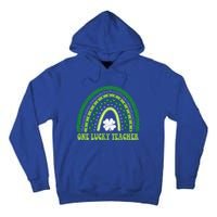 Funny St Patricks Day Cute Gift For Teacher One Lucky Teacher Gift Tall Hoodie