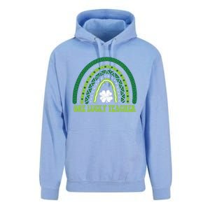 Funny St Patricks Day Cute Gift For Teacher One Lucky Teacher Gift Unisex Surf Hoodie