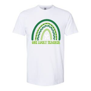 Funny St Patricks Day Cute Gift For Teacher One Lucky Teacher Gift Softstyle CVC T-Shirt