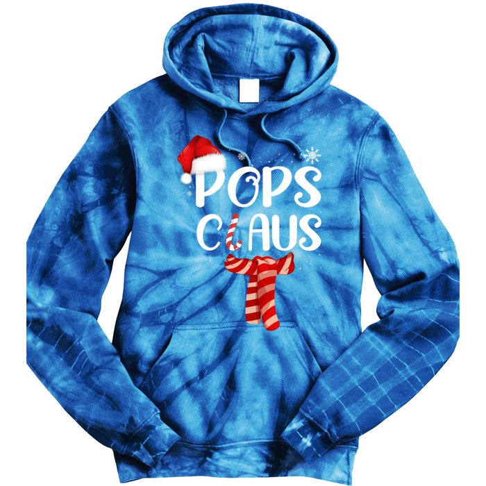 Funny Santa Pops Claus Christmas Family Matching Pajama Gift Tie Dye Hoodie