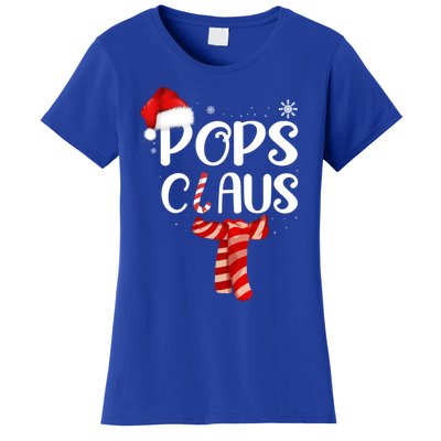 Funny Santa Pops Claus Christmas Family Matching Pajama Gift Women's T-Shirt