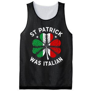 Funny St Patrick Was Italian St Patrick's Day Mesh Reversible Basketball Jersey Tank