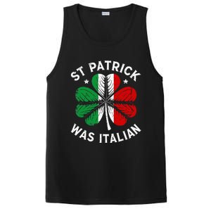 Funny St Patrick Was Italian St Patrick's Day PosiCharge Competitor Tank