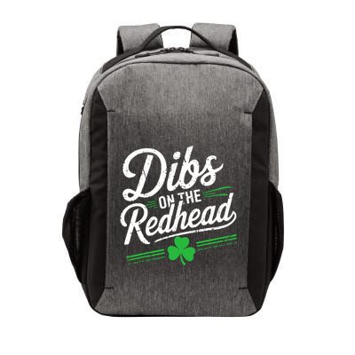 Funny St PatrickS Day Dibs On The Redhead Shamrock Vector Backpack