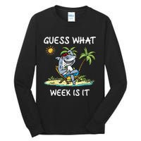 Funny shark party beach guess what week is it Lover shark Tall Long Sleeve T-Shirt