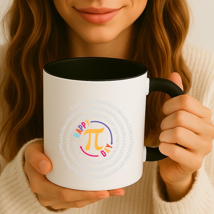 Funny Spiral Pi Numbers Mathematics Love Math Happy Pi Day Meaningful Gift Coffee Mug