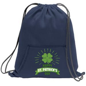 Funny St Patricks Day Shamrock Gift Sweatshirt Cinch Pack Bag