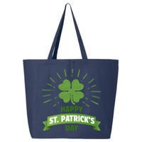 Funny St Patricks Day Shamrock Gift 25L Jumbo Tote