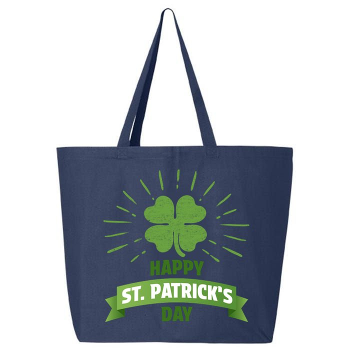 Funny St Patricks Day Shamrock Gift 25L Jumbo Tote