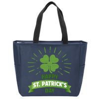 Funny St Patricks Day Shamrock Gift Zip Tote Bag