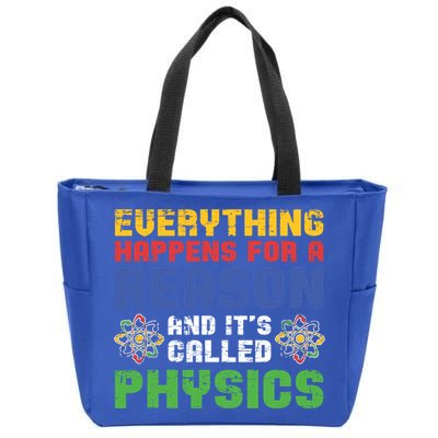 Funny Scientist Physics Teacher Science Physicist Physics Gift Zip Tote Bag