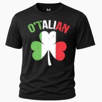 Funny Saint Patricks Day Irish Italian Otalian Cooling Performance Crew T-Shirt