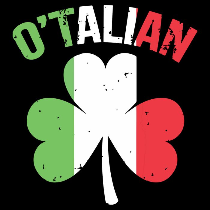 Funny Saint Patricks Day Irish Italian Otalian Cooling Performance Crew T-Shirt