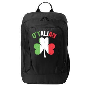 Funny Saint Patricks Day Irish Italian Otalian City Backpack