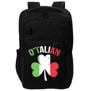 Funny Saint Patricks Day Irish Italian Otalian Impact Tech Backpack