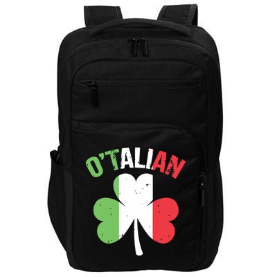 Funny Saint Patricks Day Irish Italian Otalian Impact Tech Backpack