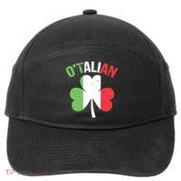 Funny Saint Patricks Day Irish Italian Otalian 7-Panel Snapback Hat
