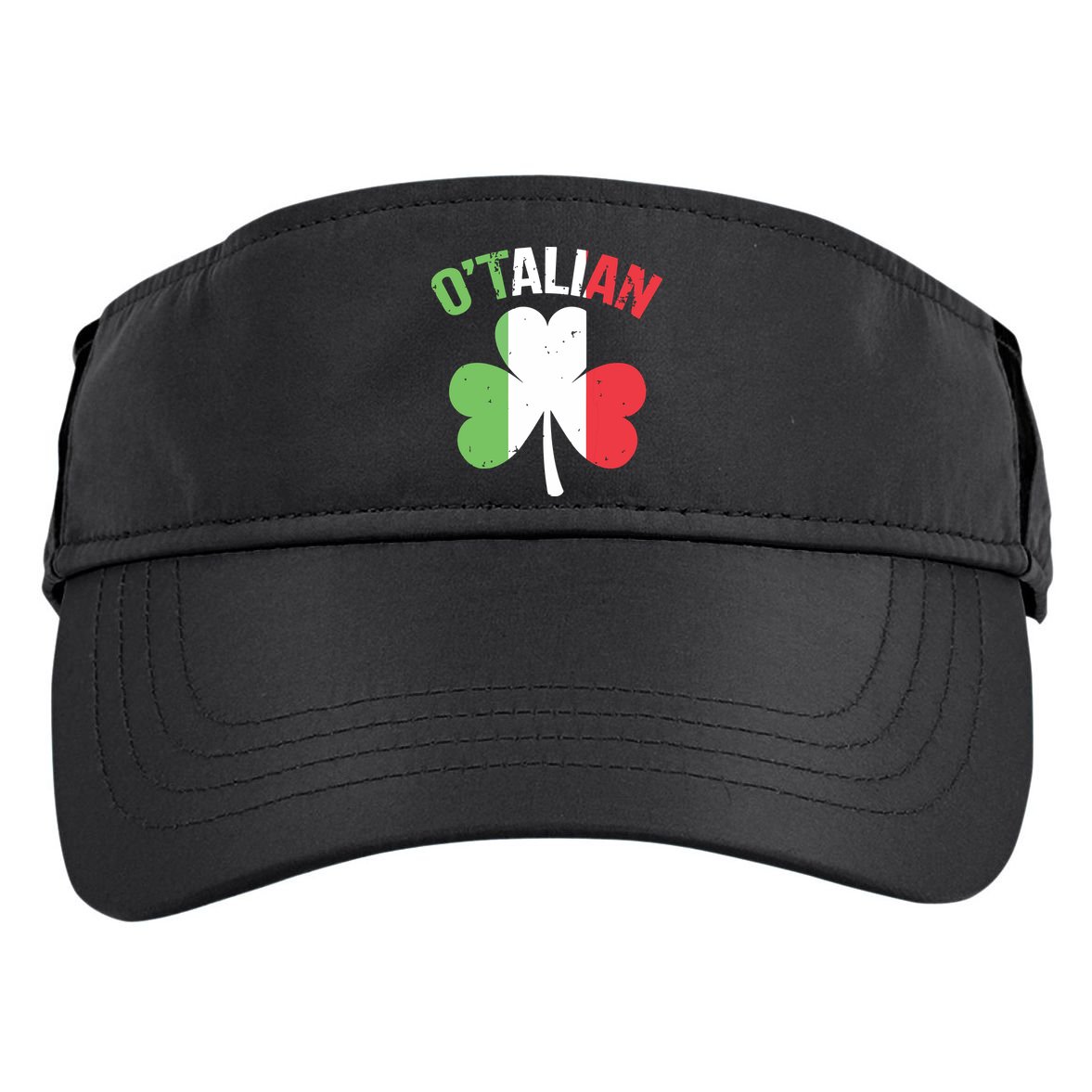 Funny Saint Patricks Day Irish Italian Otalian Adult Drive Performance Visor