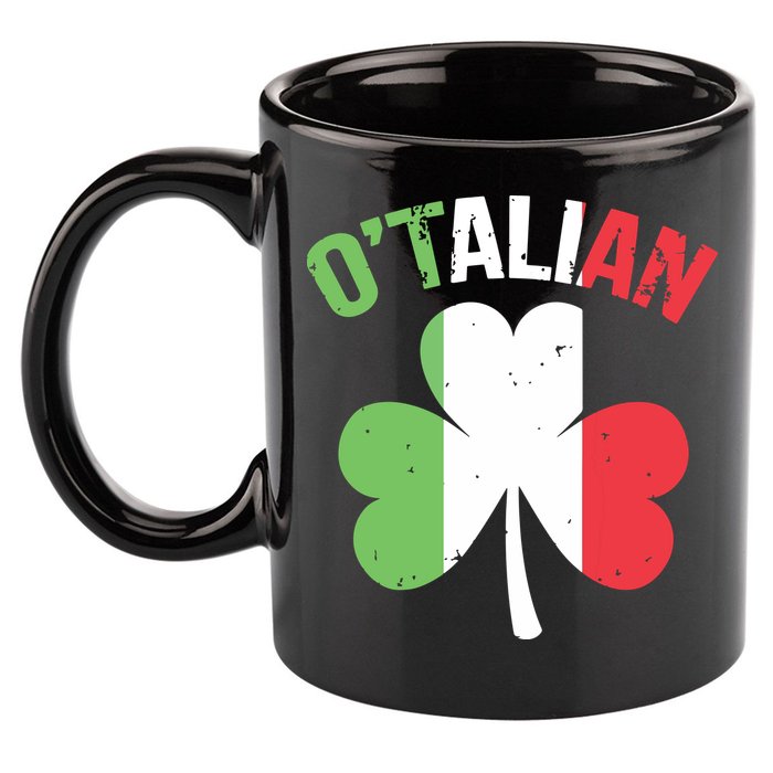 Funny Saint Patricks Day Irish Italian Otalian 11oz C Handle Ceramic Mug