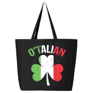 Funny Saint Patricks Day Irish Italian Otalian 25L Jumbo Tote