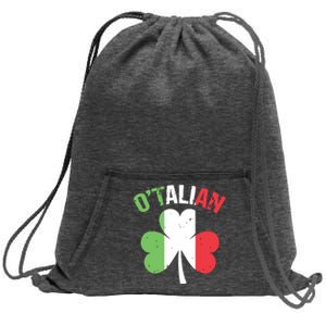 Funny Saint Patricks Day Irish Italian Otalian Sweatshirt Cinch Pack Bag