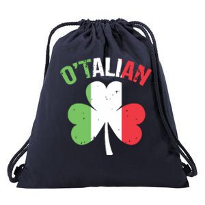 Funny Saint Patricks Day Irish Italian Otalian Drawstring Bag