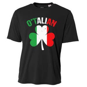 Funny Saint Patricks Day Irish Italian O'talian Cooling Performance Crew T-Shirt