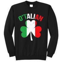 Funny Saint Patricks Day Irish Italian O'talian Sweatshirt