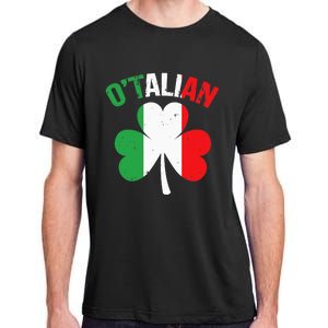 Funny Saint Patricks Day Irish Italian O'talian Adult ChromaSoft Performance T-Shirt