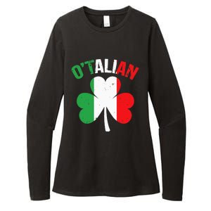 Funny Saint Patricks Day Irish Italian O'talian Womens CVC Long Sleeve Shirt