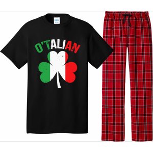 Funny Saint Patricks Day Irish Italian O'talian Pajama Set