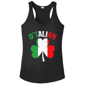 Funny Saint Patricks Day Irish Italian O'talian Ladies PosiCharge Competitor Racerback Tank